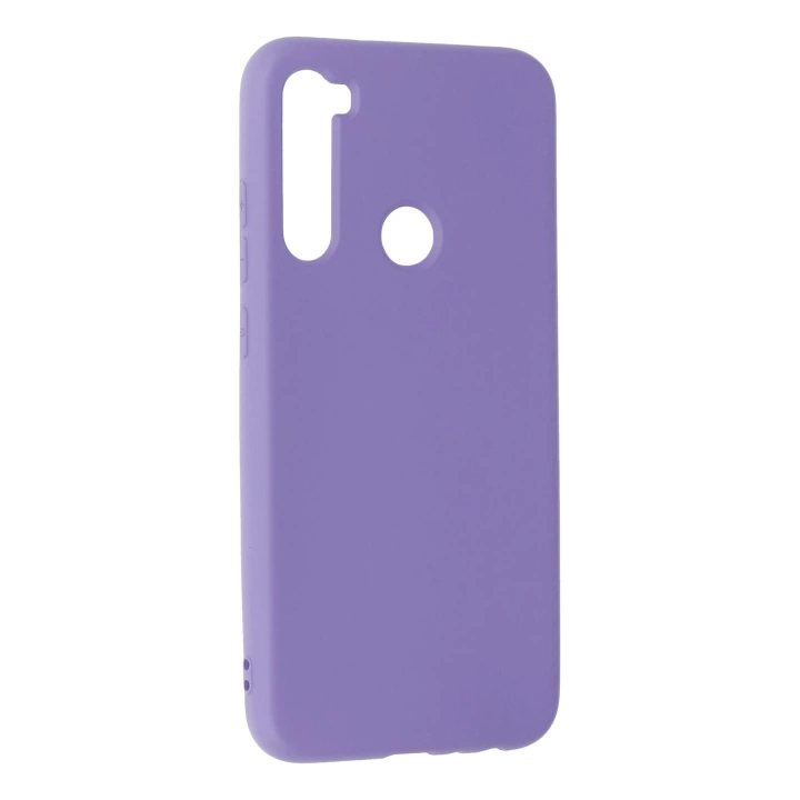 BFS  Xiaomi Redmi Note 8 Kılıf Nano içi Kadife Silikon - Lila
