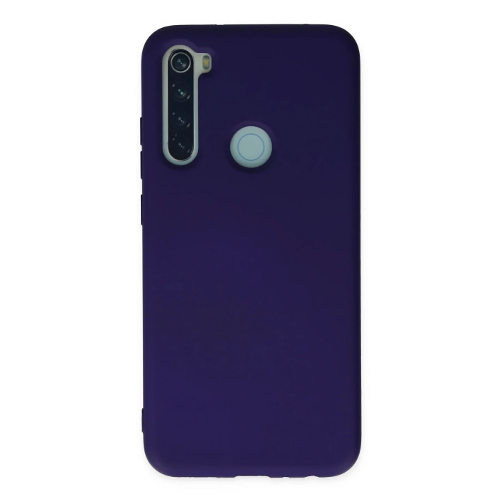 BFS  Xiaomi Redmi Note 8 Kılıf Nano içi Kadife Silikon - Mor