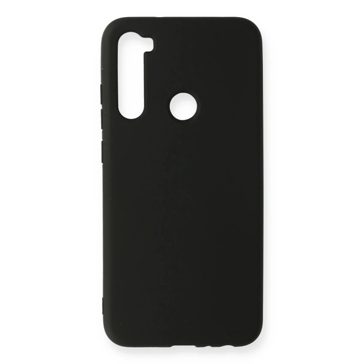 BFS  Xiaomi Redmi Note 8 Kılıf Nano içi Kadife Silikon - Siyah