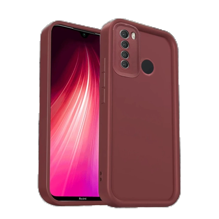BFS  Xiaomi Redmi Note 8 Kılıf Viera Silikon - Bordo