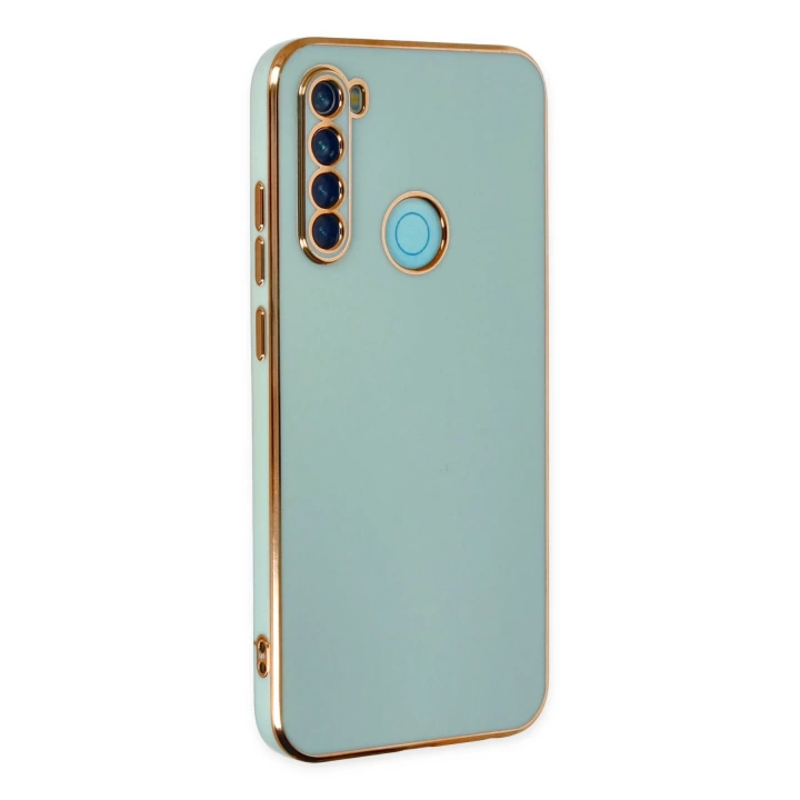 BFS  Xiaomi Redmi Note 8 Kılıf Volet Silikon - Açık Yeşil