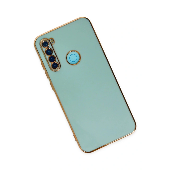 BFS  Xiaomi Redmi Note 8 Kılıf Volet Silikon - Açık Yeşil