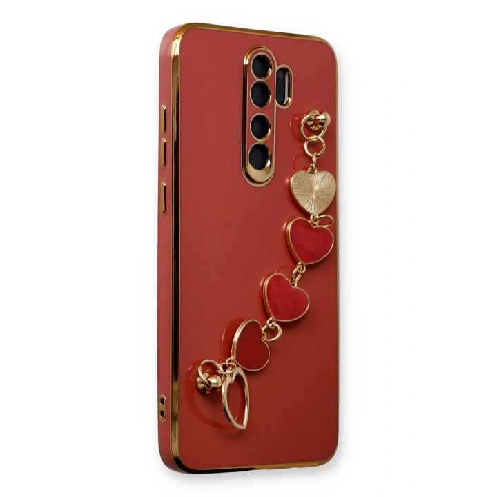 BFS  Xiaomi Redmi Note 8 Pro Kılıf Esila Silikon - Kırmızı