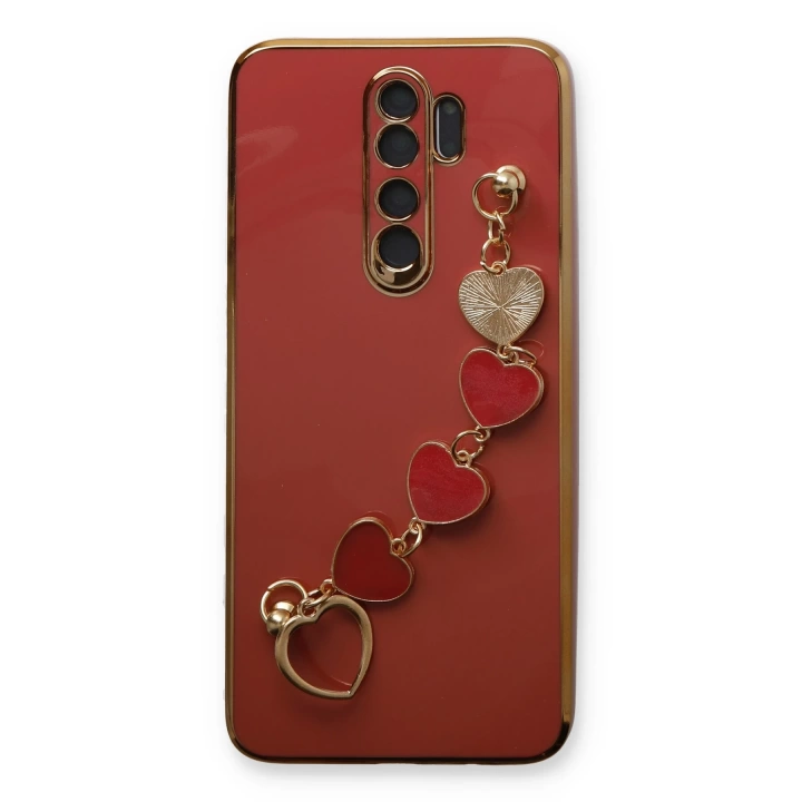 BFS  Xiaomi Redmi Note 8 Pro Kılıf Esila Silikon - Kırmızı