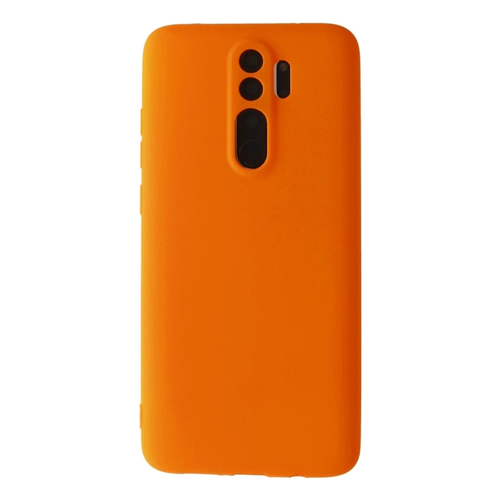 BFS  Xiaomi Redmi Note 8 Pro Kılıf First Silikon - Turuncu