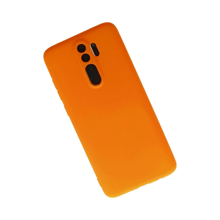 BFS  Xiaomi Redmi Note 8 Pro Kılıf First Silikon - Turuncu