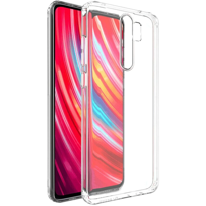 BFS  Xiaomi Redmi Note 8 Pro Kılıf Lüx Şeffaf Silikon