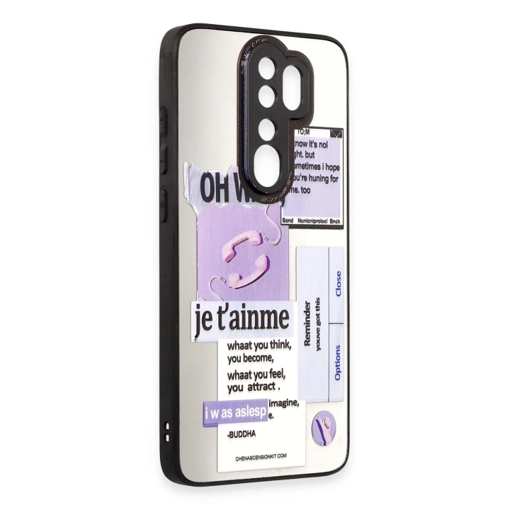 BFS  Xiaomi Redmi Note 8 Pro Kılıf Mirror Desenli Kapak - Mirror - 4