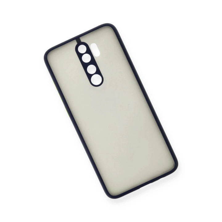 BFS  Xiaomi Redmi Note 8 Pro Kılıf Montreal Silikon Kapak - Lacivert
