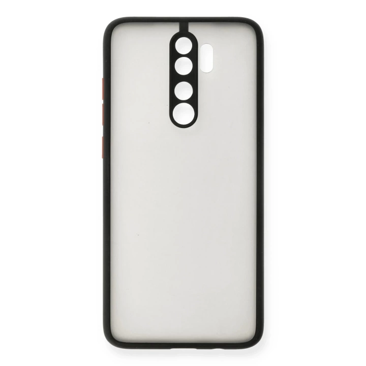 BFS  Xiaomi Redmi Note 8 Pro Kılıf Montreal Silikon Kapak - Siyah