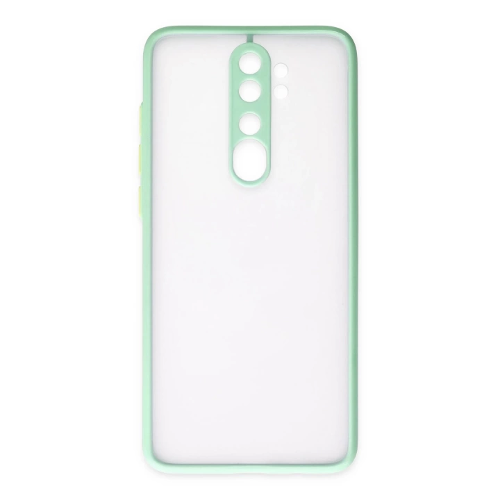 BFS  Xiaomi Redmi Note 8 Pro Kılıf Montreal Silikon Kapak - Turkuaz