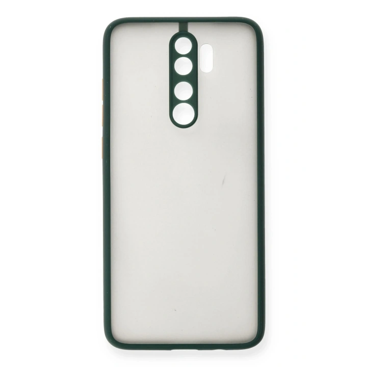 BFS  Xiaomi Redmi Note 8 Pro Kılıf Montreal Silikon Kapak - Yeşil