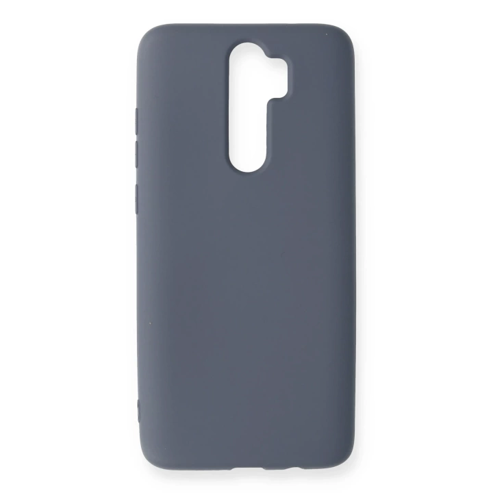 BFS  Xiaomi Redmi Note 8 Pro Kılıf Nano içi Kadife Silikon - Gri