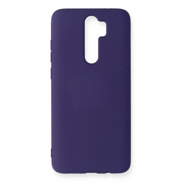 BFS  Xiaomi Redmi Note 8 Pro Kılıf Nano içi Kadife Silikon - Mor