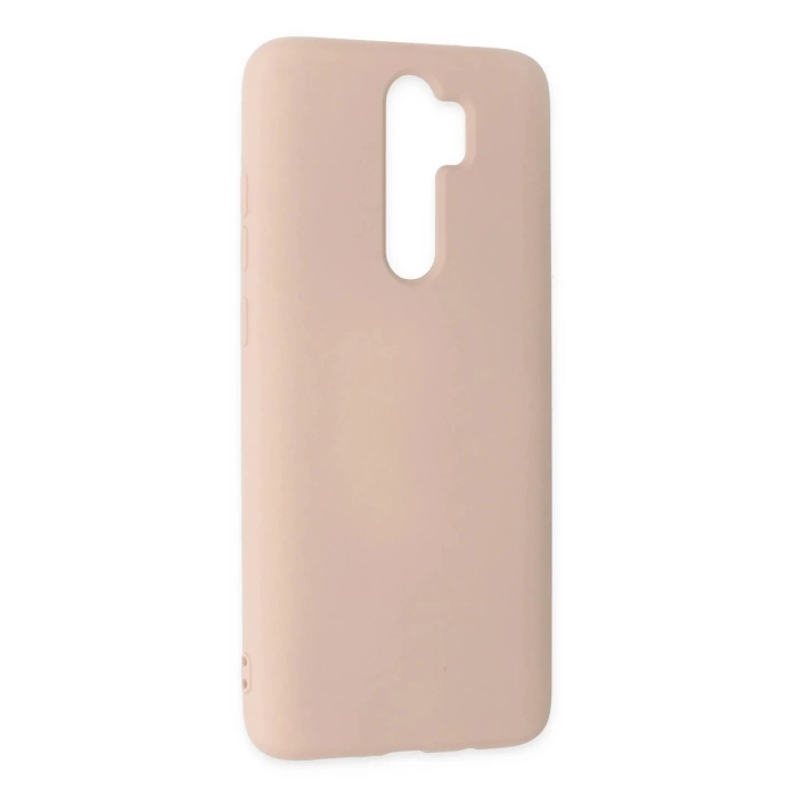 BFS  Xiaomi Redmi Note 8 Pro Kılıf Nano içi Kadife Silikon - Pudra