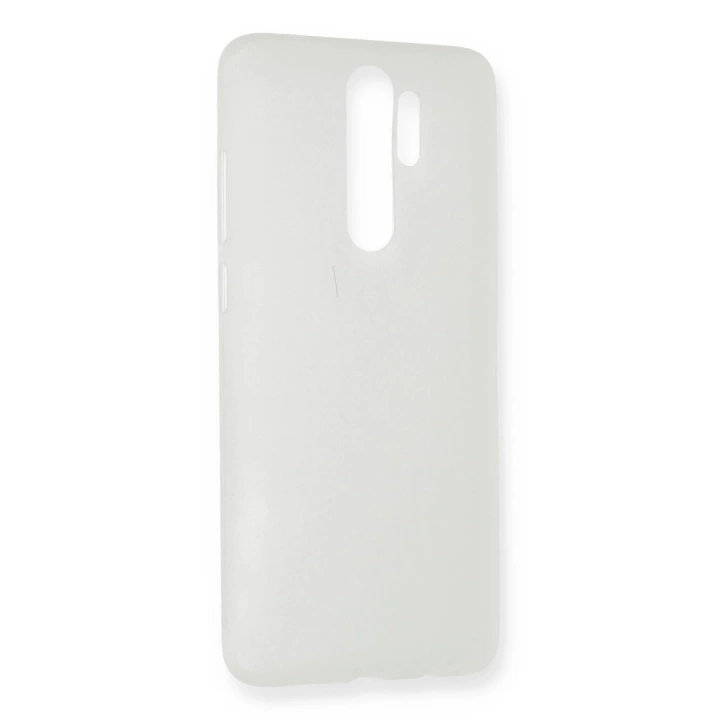 BFS  Xiaomi Redmi Note 8 Pro Kılıf PP Ultra İnce Kapak - Beyaz