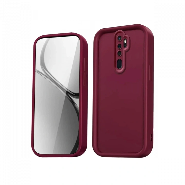 BFS  Xiaomi Redmi Note 8 Pro Kılıf Viera Silikon - Bordo