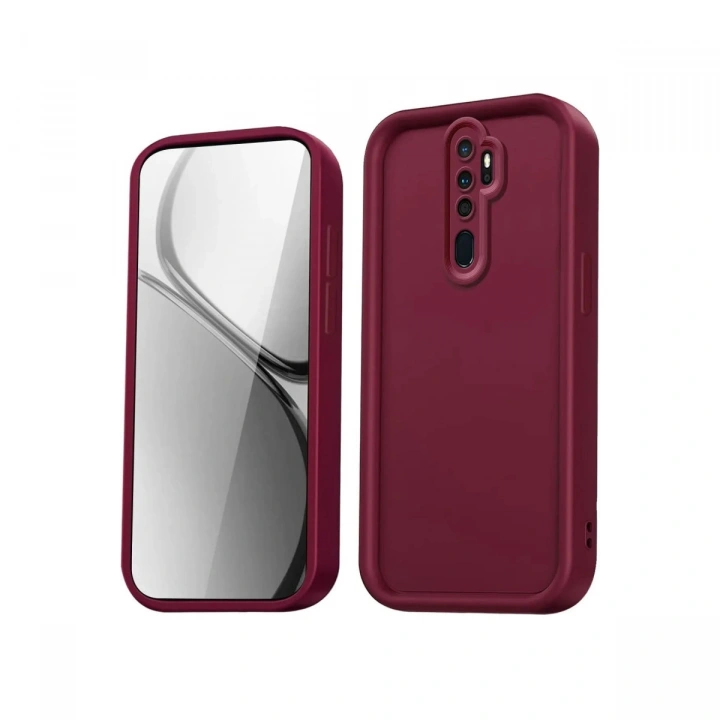 BFS  Xiaomi Redmi Note 8 Pro Kılıf Viera Silikon - Bordo