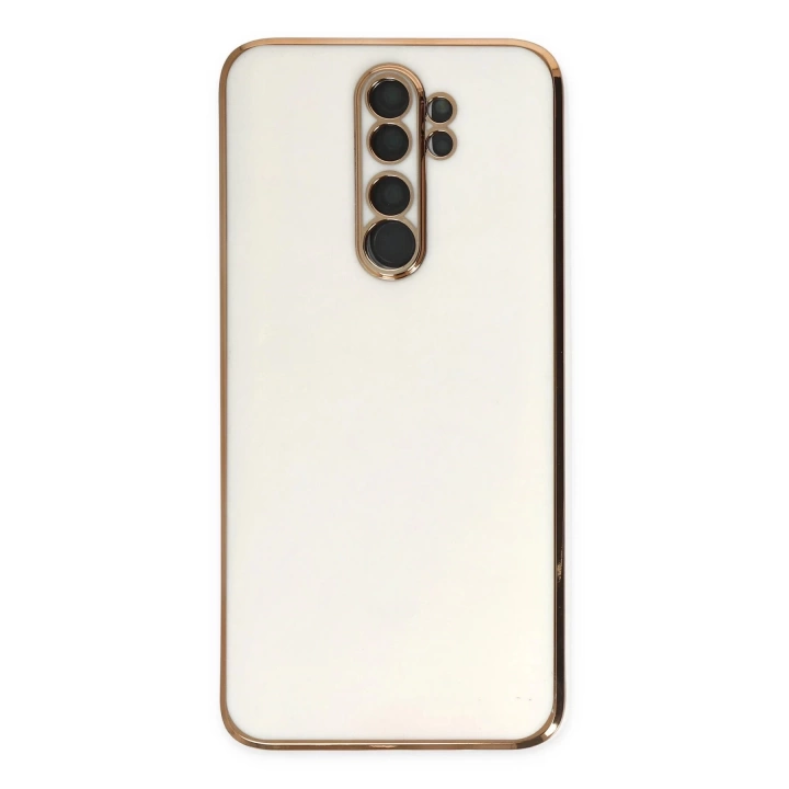 BFS  Xiaomi Redmi Note 8 Pro Kılıf Volet Silikon - Beyaz