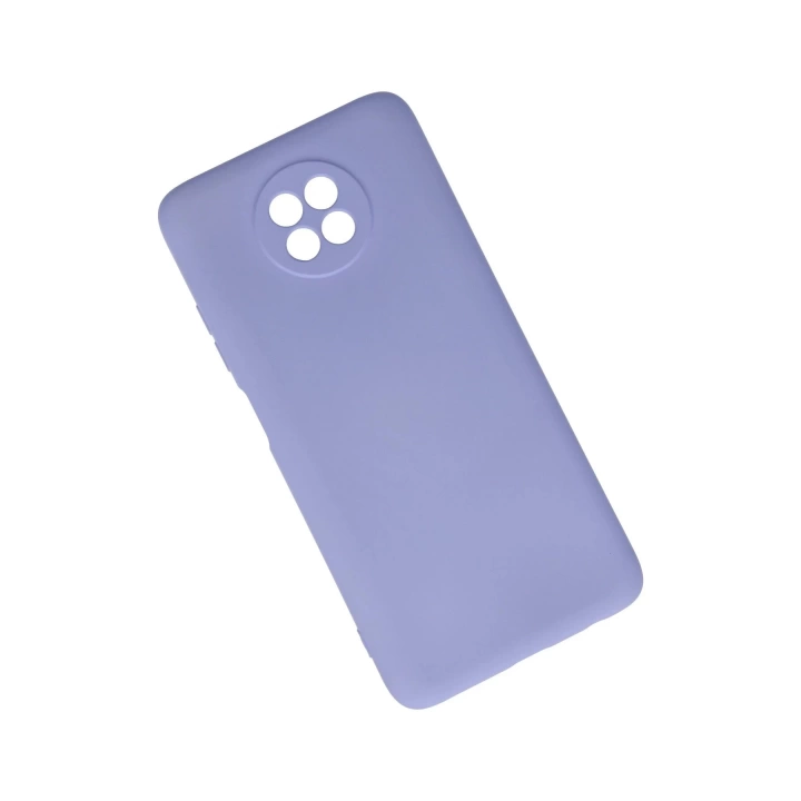 BFS  Xiaomi Redmi Note 9 5G Kılıf Nano içi Kadife Silikon - Lila