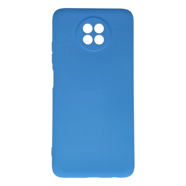 BFS  Xiaomi Redmi Note 9 5G Kılıf Nano içi Kadife Silikon - Mavi