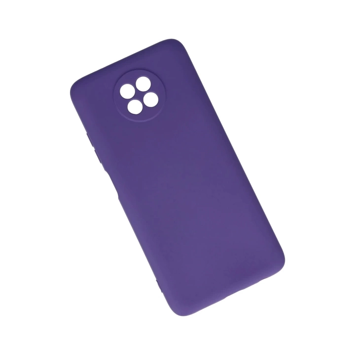 BFS  Xiaomi Redmi Note 9 5G Kılıf Nano içi Kadife Silikon - Mor