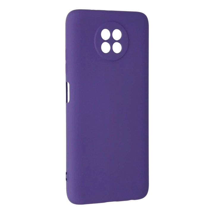 BFS  Xiaomi Redmi Note 9 5G Kılıf Nano içi Kadife Silikon - Mor