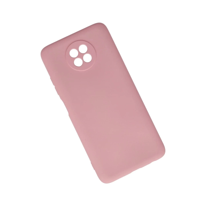 BFS  Xiaomi Redmi Note 9 5G Kılıf Nano içi Kadife Silikon - Pembe