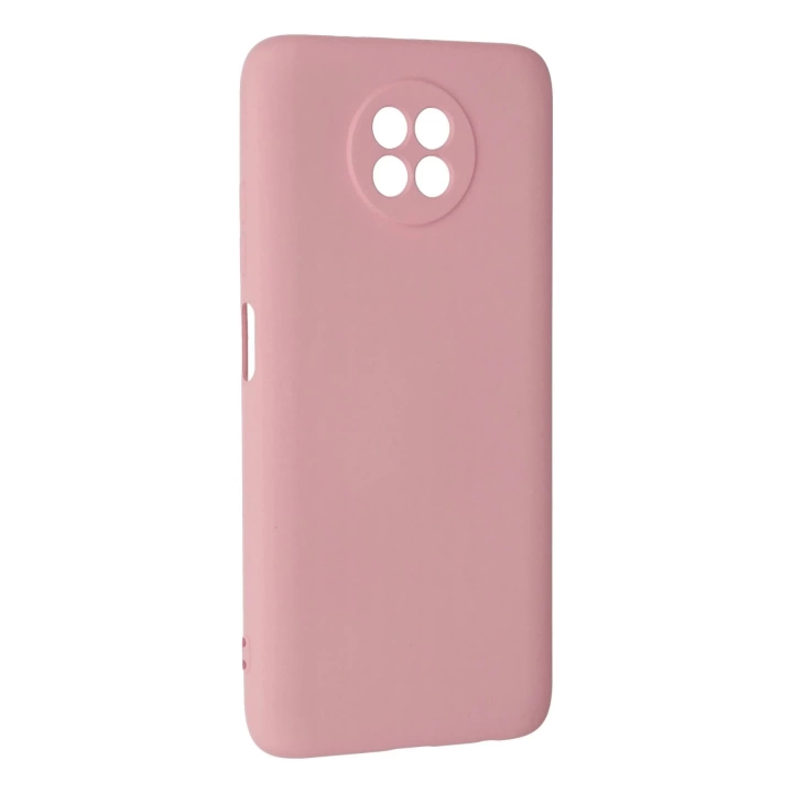BFS  Xiaomi Redmi Note 9 5G Kılıf Nano içi Kadife Silikon - Pembe