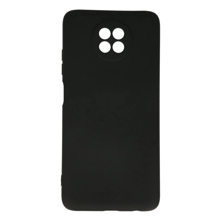BFS  Xiaomi Redmi Note 9 5G Kılıf Nano içi Kadife Silikon - Siyah