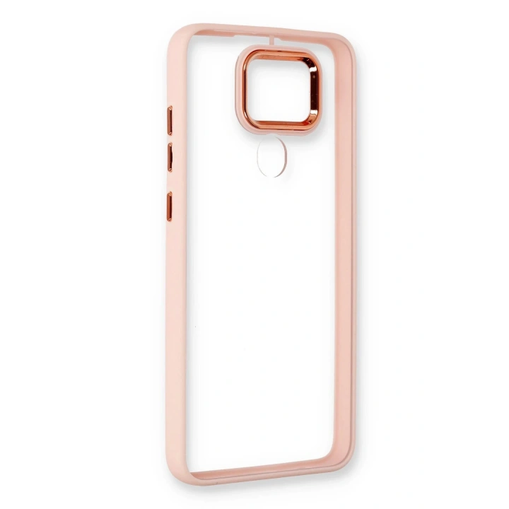 BFS Xiaomi Redmi Note 9 Kılıf Dora Kapak - Pudra