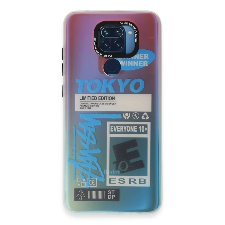 BFS  Xiaomi Redmi Note 9 Kılıf Estoril Desenli Kapak - Estoril - 1