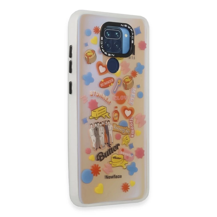 BFS  Xiaomi Redmi Note 9 Kılıf Estoril Desenli Kapak - Estoril - 16