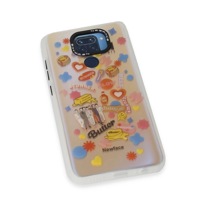BFS  Xiaomi Redmi Note 9 Kılıf Estoril Desenli Kapak - Estoril - 16