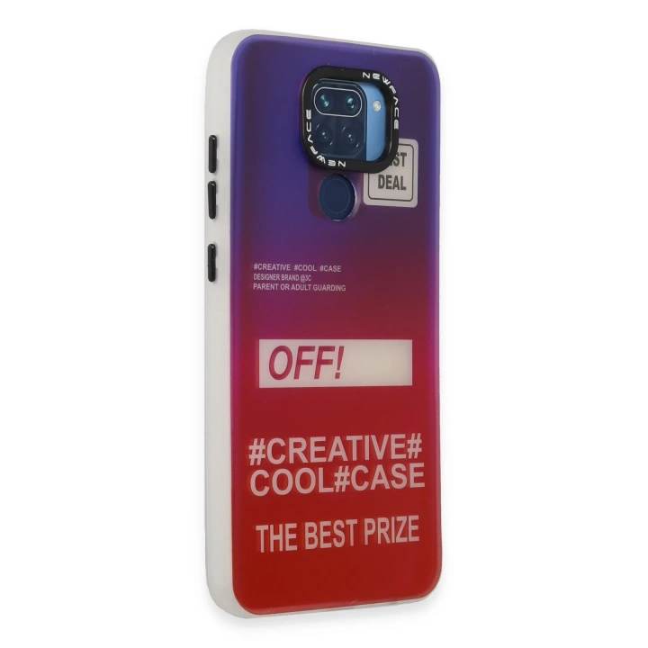 BFS  Xiaomi Redmi Note 9 Kılıf Estoril Desenli Kapak - Estoril - 9