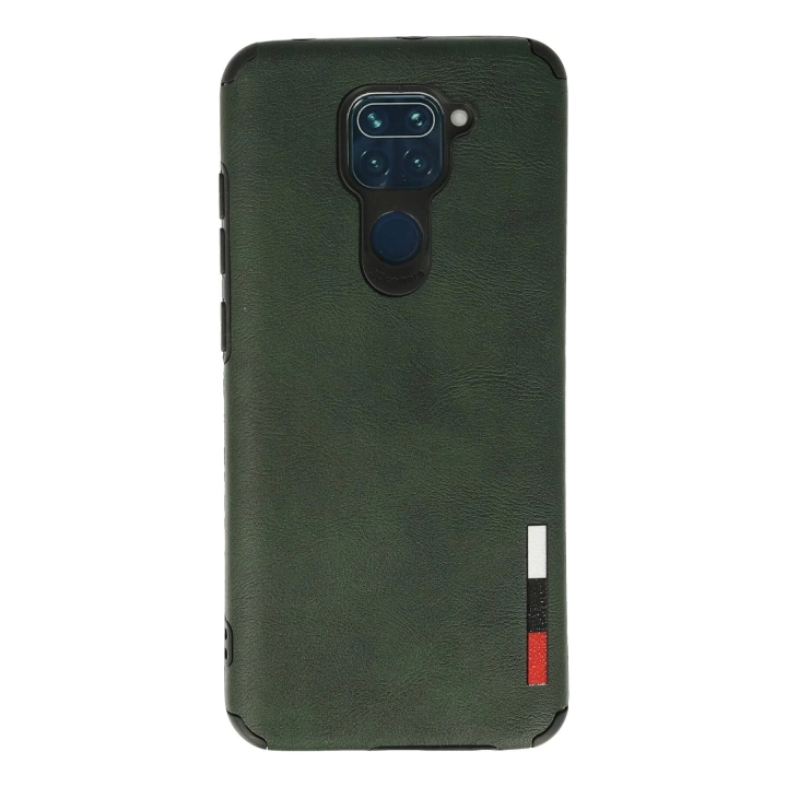BFS  Xiaomi Redmi Note 9 Kılıf Loop Deri Silikon - Yeşil