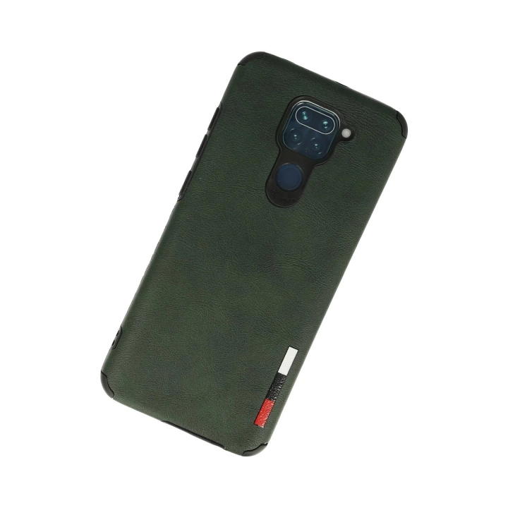 BFS  Xiaomi Redmi Note 9 Kılıf Loop Deri Silikon - Yeşil