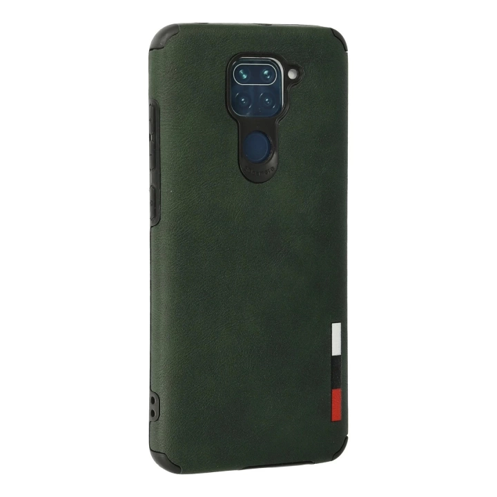 BFS  Xiaomi Redmi Note 9 Kılıf Loop Deri Silikon - Yeşil