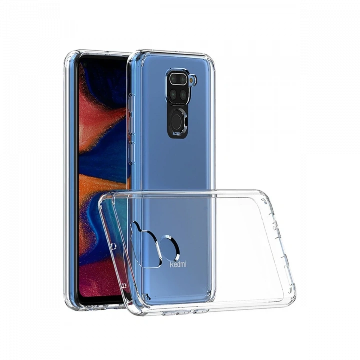 BFS  Xiaomi Redmi Note 9 Kılıf Lüx Şeffaf Silikon - Şeffaf