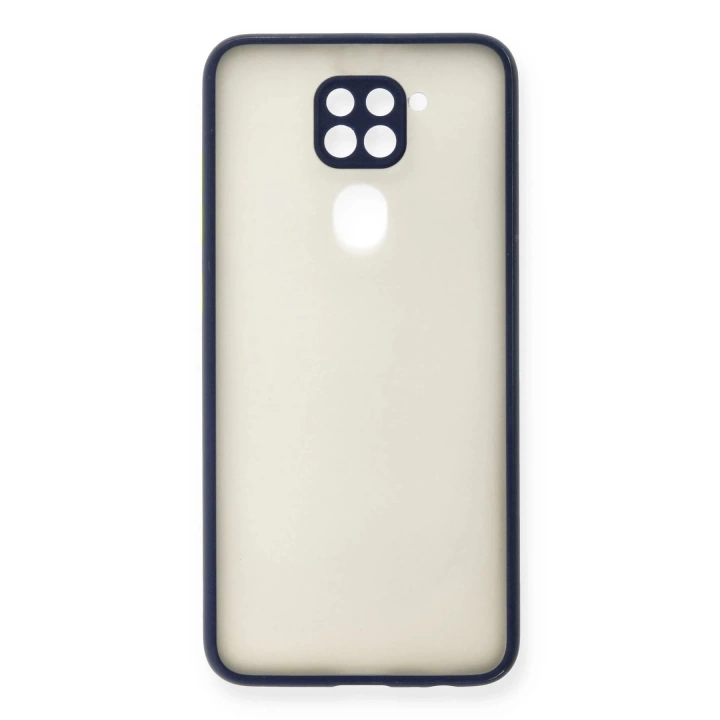 BFS  Xiaomi Redmi Note 9 Kılıf Montreal Silikon Kapak - Lacivert