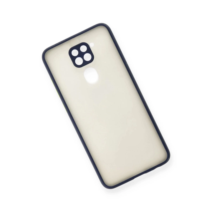 BFS  Xiaomi Redmi Note 9 Kılıf Montreal Silikon Kapak - Lacivert