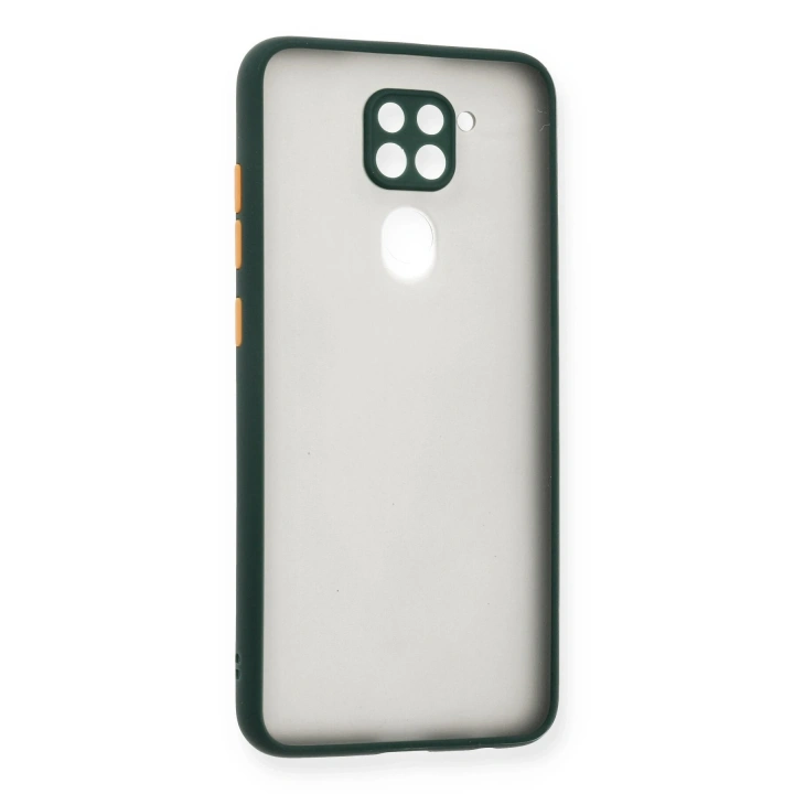 BFS  Xiaomi Redmi Note 9 Kılıf Montreal Silikon Kapak - Yeşil