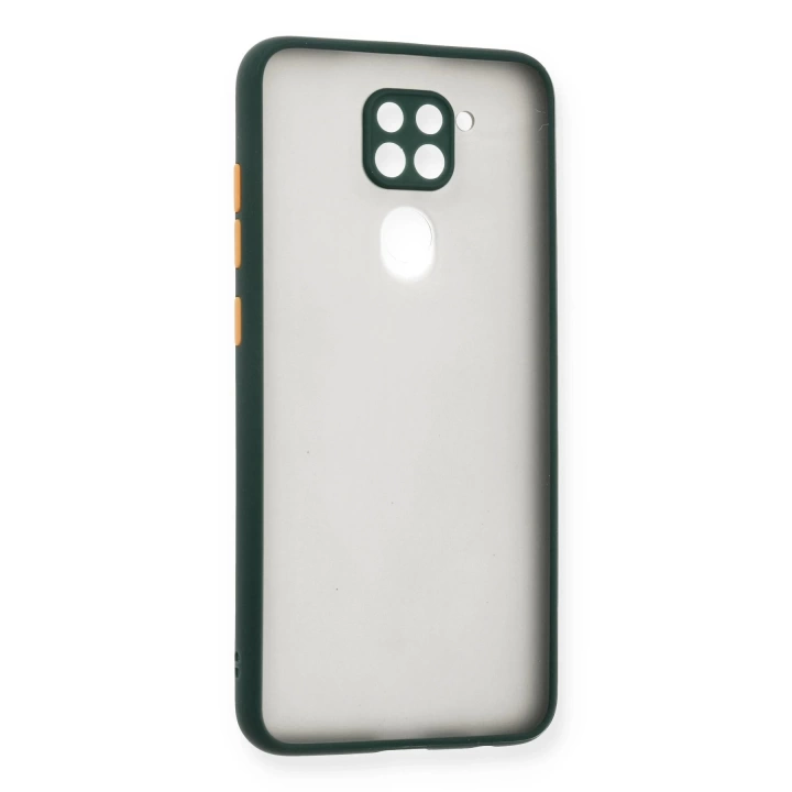 BFS  Xiaomi Redmi Note 9 Kılıf Montreal Silikon Kapak - Yeşil
