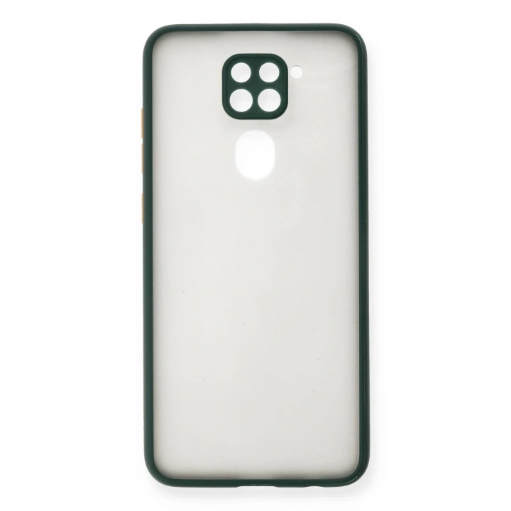 BFS  Xiaomi Redmi Note 9 Kılıf Montreal Silikon Kapak - Yeşil