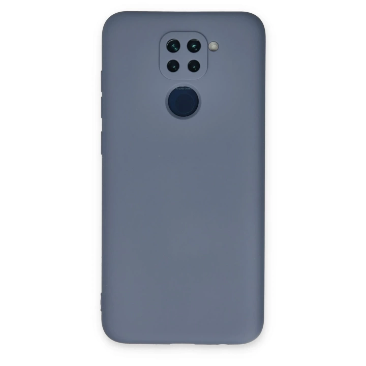 BFS  Xiaomi Redmi Note 9 Kılıf Nano içi Kadife Silikon - Gri