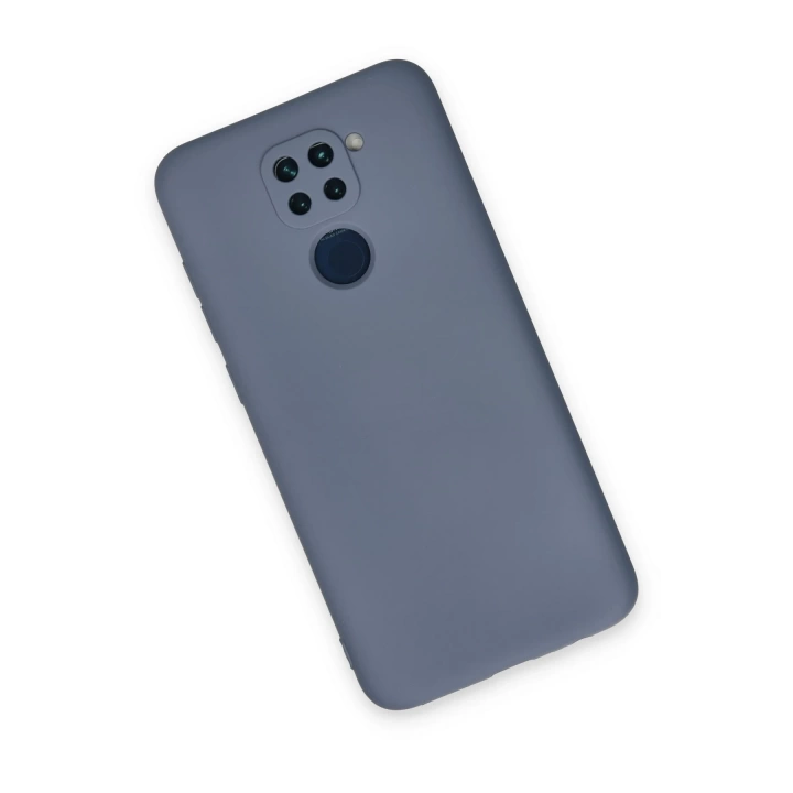BFS  Xiaomi Redmi Note 9 Kılıf Nano içi Kadife Silikon - Gri