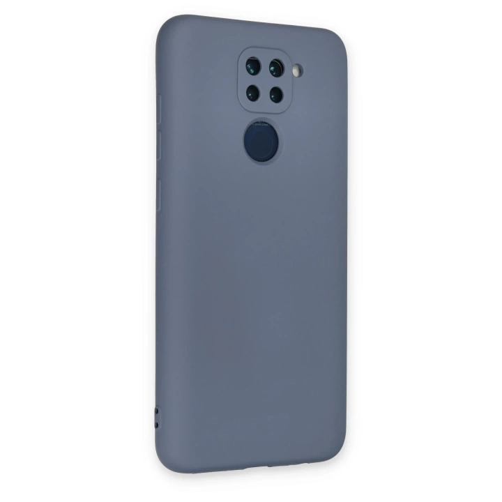 BFS  Xiaomi Redmi Note 9 Kılıf Nano içi Kadife Silikon - Gri