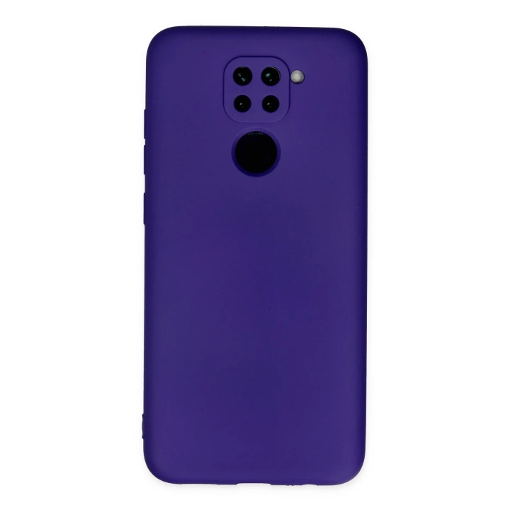 BFS  Xiaomi Redmi Note 9 Kılıf Nano içi Kadife Silikon - Mor