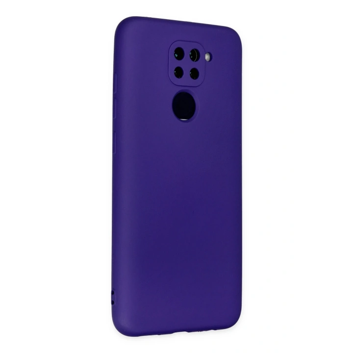 BFS  Xiaomi Redmi Note 9 Kılıf Nano içi Kadife Silikon - Mor