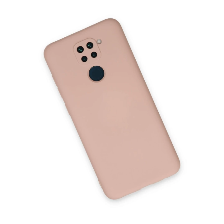 BFS  Xiaomi Redmi Note 9 Kılıf Nano içi Kadife Silikon - Pudra